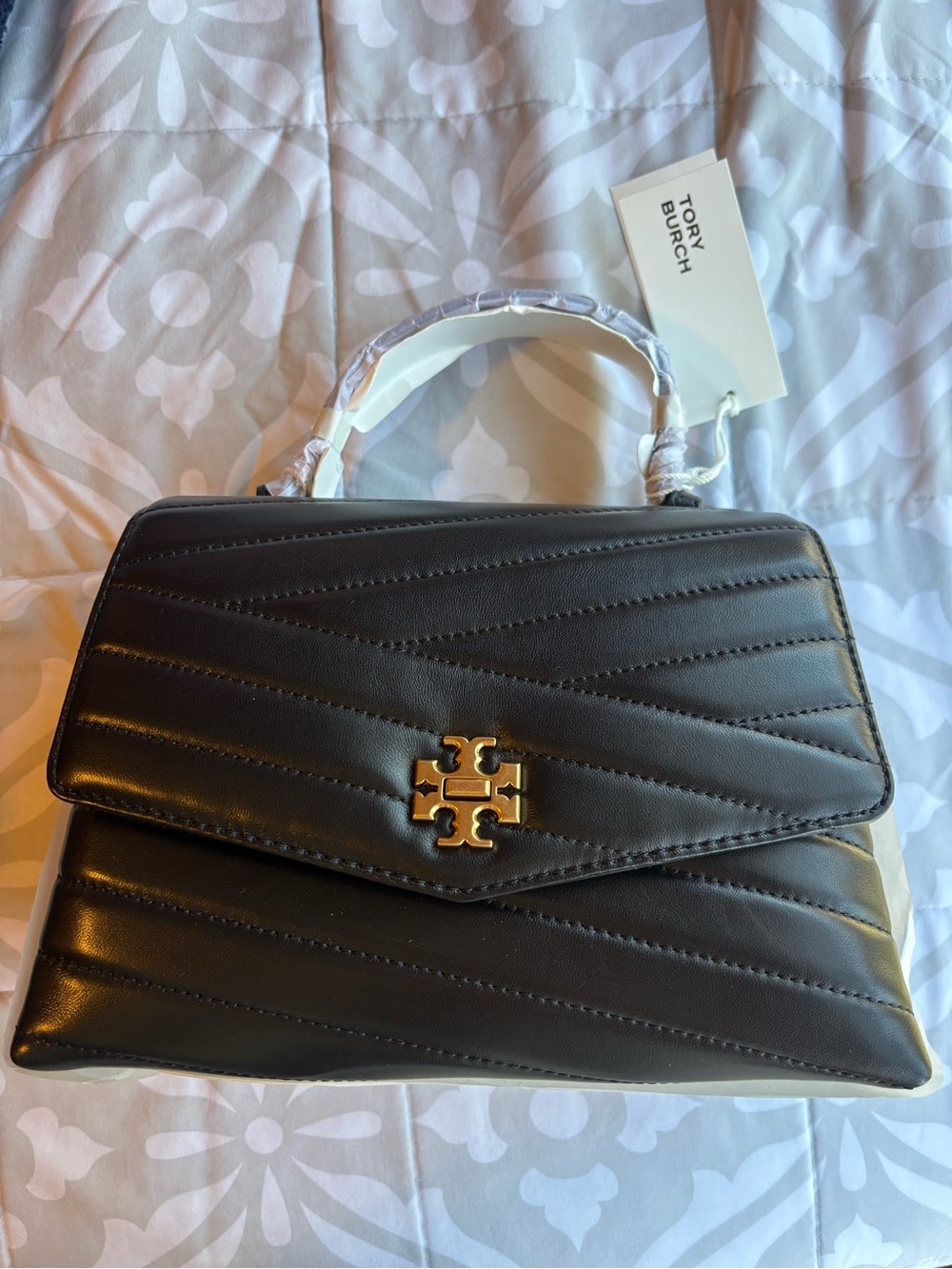 Tory Burch Kira Chevron Top-Handle Bag